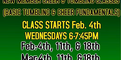 Tumbling & Cheer Class