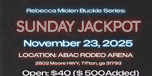 Rebecca Miolen Buckle Series: Sunday Jackpot