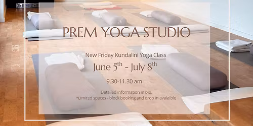 Friday Morning Yoga at PREM Studio