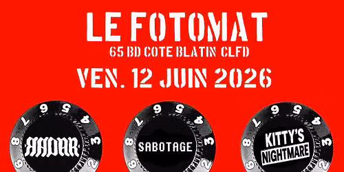 FOTOMAT SABOTAGE RADAR KITTY'S NIGHTMARE