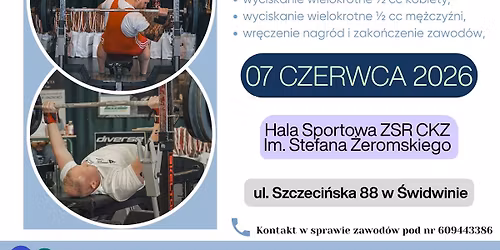 II MEMORIA\u0141 IM. DAWIDA WR\u00d3BLEWSKIEGO W WYCISKANIU SZTANGI LE\u017b\u0104C I WYCISKANIE WIELOKROTNE 1\/2 CC MP