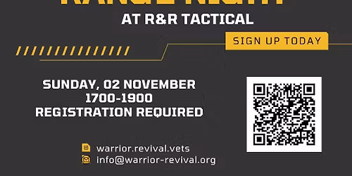 Range Night to celebrate Veterans Day