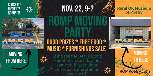 ROMP Moving Sale & Party