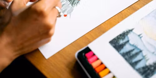 Watercolor Painting Christmas Cards