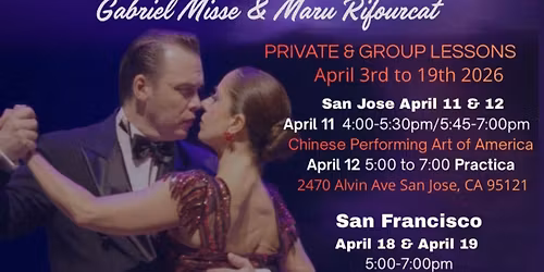 maestros Gabriel Miss\u00e9+Maru Rifourcat's workshops in San Francisco