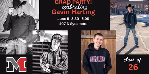 Gavin Harting's Graduation Open House