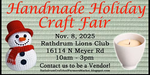Handmade Holiday Craft Fair