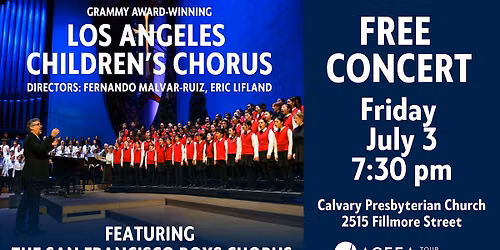 Los Angeles Children's Chorus in concert