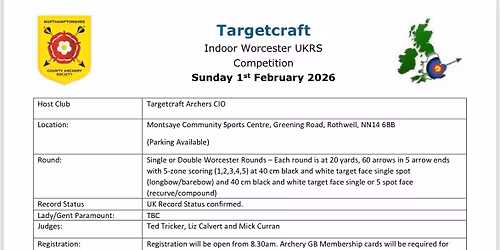 Targetcraft Indoor Worcester UKRS