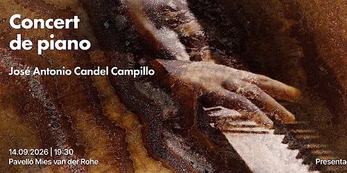 Concert de piano de  Jos\u00e9 Antonio Candel Campillo