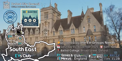 Oxon EVs & South East EV Clubs at GO Electric \u26a1 Oxford City