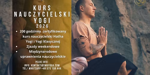 Kurs Nauczycielski Hatha Yogi 200h