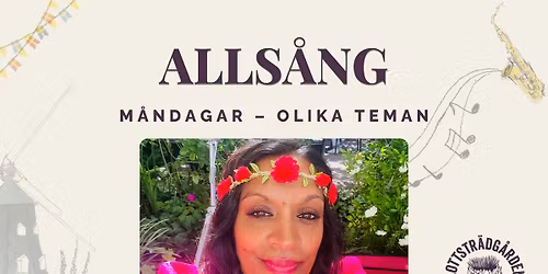 Alls\u00e5ng p\u00e5 Slottstr\u00e4dg\u00e5rdens Kaf\u00e9 - Tema: Sommark\u00e4nslor