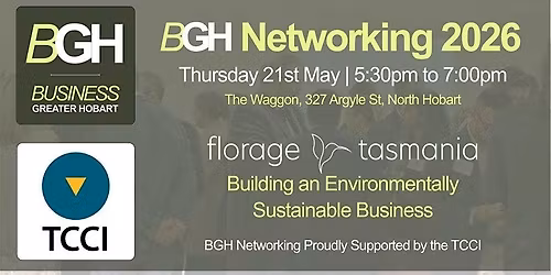 Business Greater Hobart Networking - May 2026