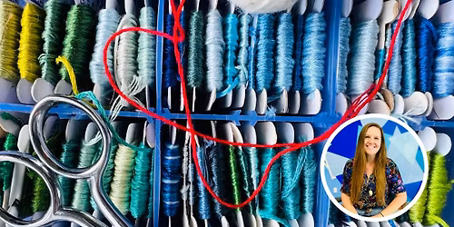 Embroidery 101 with artist in residence Aly Parrott