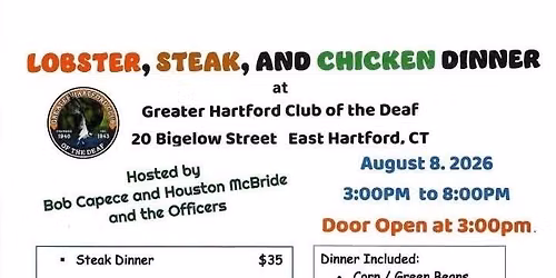 GHCD Steak & Lobster Dinner 