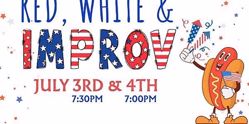 Sheep City Improv presents RED, WHITE, and IMPROV!