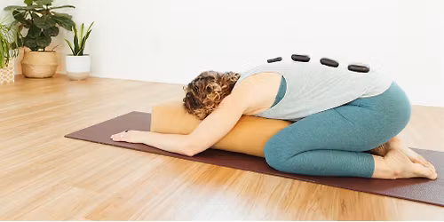 Hot Stone & Sound Solstice Restore Yoga Class