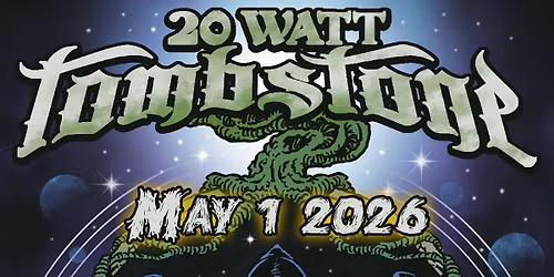 The Midwest Doom Coalition presents: 20 Watt Tombstone LIVE! At the SK8BAR!!!!
