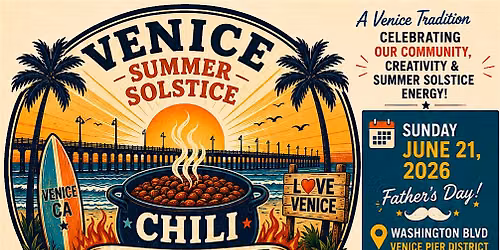Venice Pier District's 1st Annual CHILI COOK-OFF
