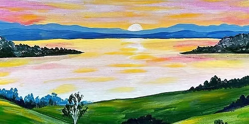 Summer Sunset Sip & Paint Event in Sutton Coldfield @ The Horse & Jockey \ud83c\udfa8 No experience required!