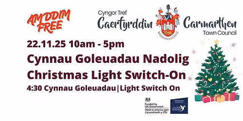 Cynnau Goleuadau Nadolig - Christmas Light Switch-On