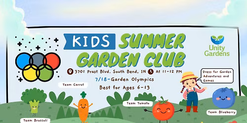 Garden Olympics: Kids Summer Garden Club