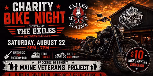 Charity Bike Night w\/ Exiles Motorcycle Club