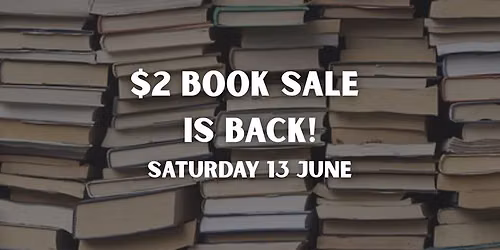 WINTER BOOK SALE - ALL BOOKS $2 OR 10 FOR $10
