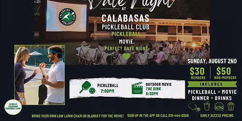 Date Night: Outdoor Movie and Pickleball