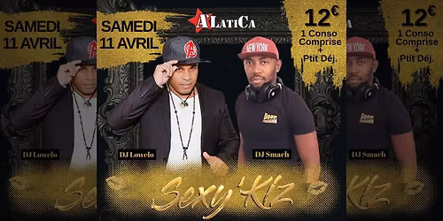 Soir\u00e9e Sexy'Kiz - Samedi 11 Avril 2026 - Salle Le Temple - Pessac\/Bordeaux