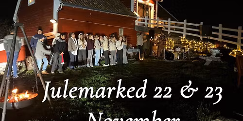 Jule-marked 22 og 23 Nov. kl.12:00-17:00