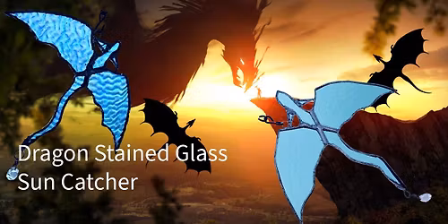 Havre De Grace MD - Dragon Stained Glass Suncatcher
