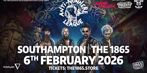 Anti-Nowhere League LIVE at The 1865!