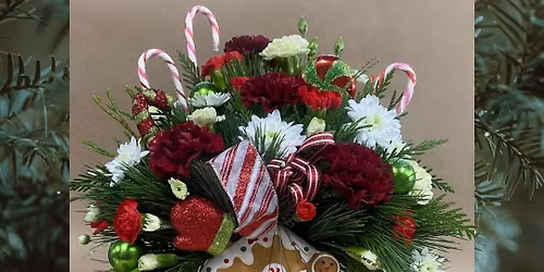 Gingerbread House Fresh Floral Class