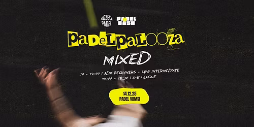 MIXED PAIRS by PADELPALOOZA | woman + man teams