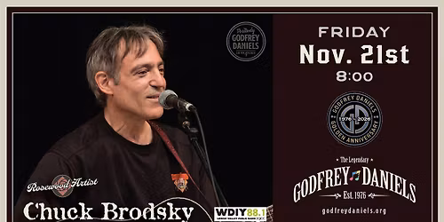 Chuck Brodsky \u2013 An Evening of the Genuine, Quirky, and Rootsy, with Larry Ahearn