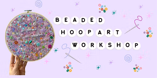 Beaded Mantra Hoop Art Workshop