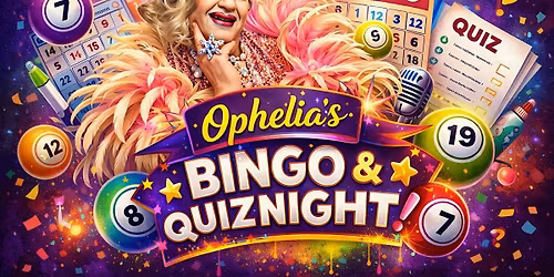 Summer of Pride Fundraiser: Ophelia's Bingo & Quiz Night