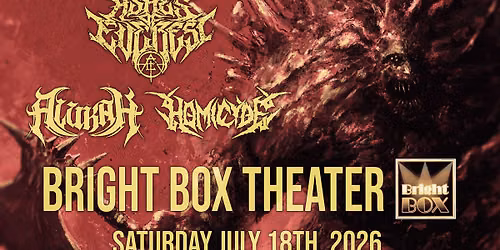 Deathless \/ Ashes of Everest \/ Alukah \/ Homicyde