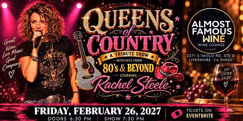 Almost Famous Wine Company- Friday, February 26 2027