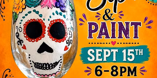 Sugar Skull Wine Glass Painting Party
