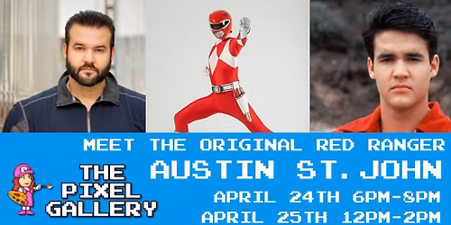Meet The Original Red Ranger Austin St. John at The Pixel Gallery