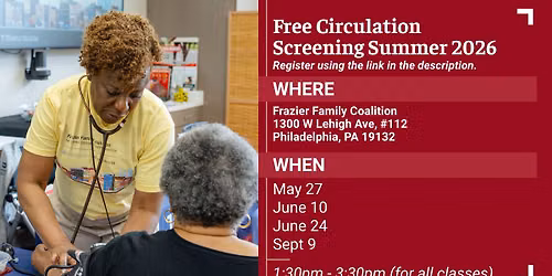 Free Circulation Screening Summer 2026