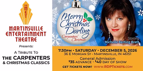 A Tribute to the Carpenters & Christmas Classics at the MET
