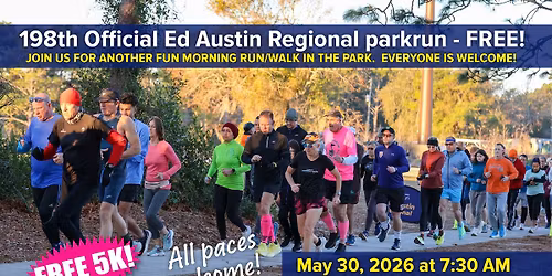 198th Official Ed Austin Regional parkrun (Jacksonville, FL)