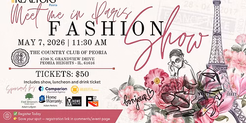 Meet Me In Paris Fashion Show hosted by Women's Council of Realtors Peoria