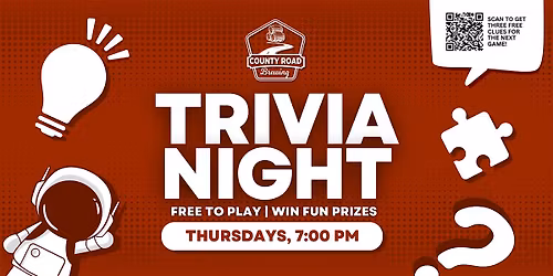 Tonganoxie Trivia Night | County Road Brewing