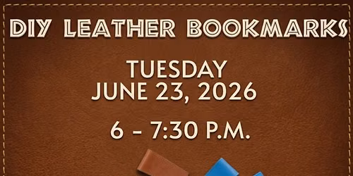 DIY Leather Bookmark Class / Clase de Marcapaginas de Cuero