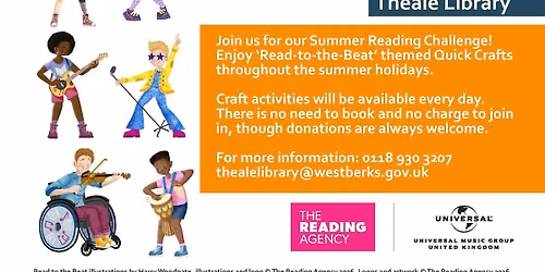 Summer Reading Challenge \u2013 Read to the Beat Quick Crafts